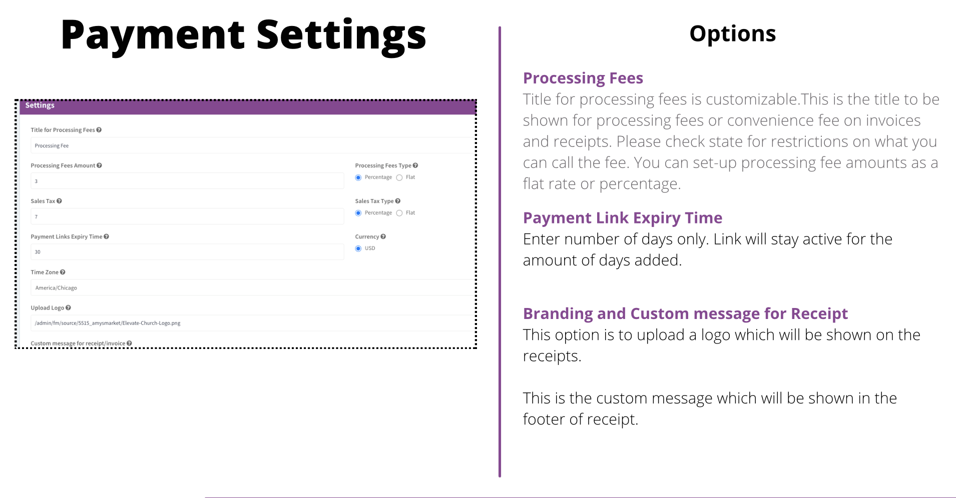 Payment settings 2